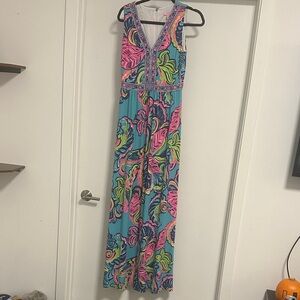 Lilly Pulitzer Vibrant Floral Kids Jumpsuit